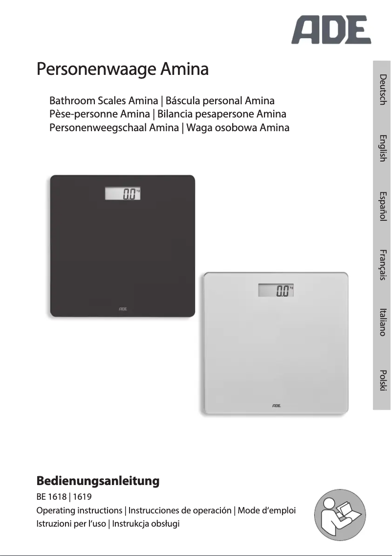 Imagen de la primera página del manual del dispositivo Amina