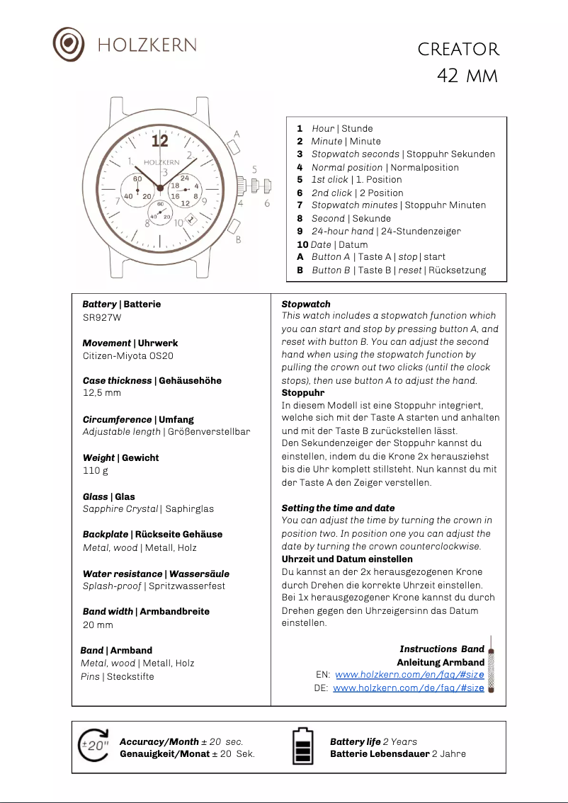 Imagen de la primera página del manual del dispositivo Salvatore