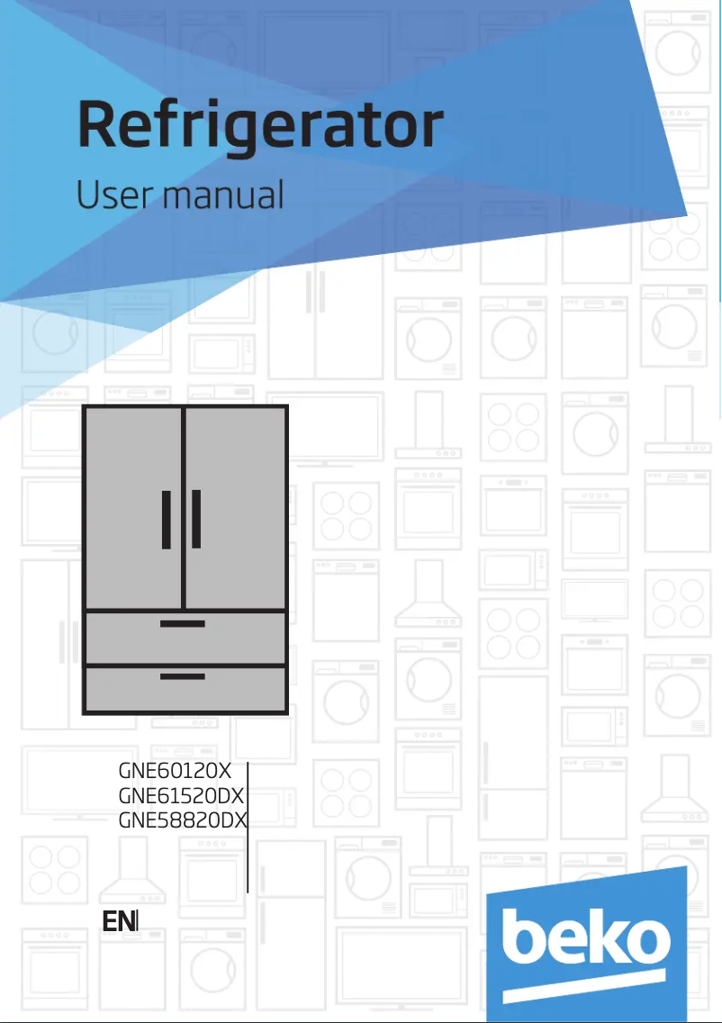 Página 1 del manual Manual de usuario Beko GNE60120X