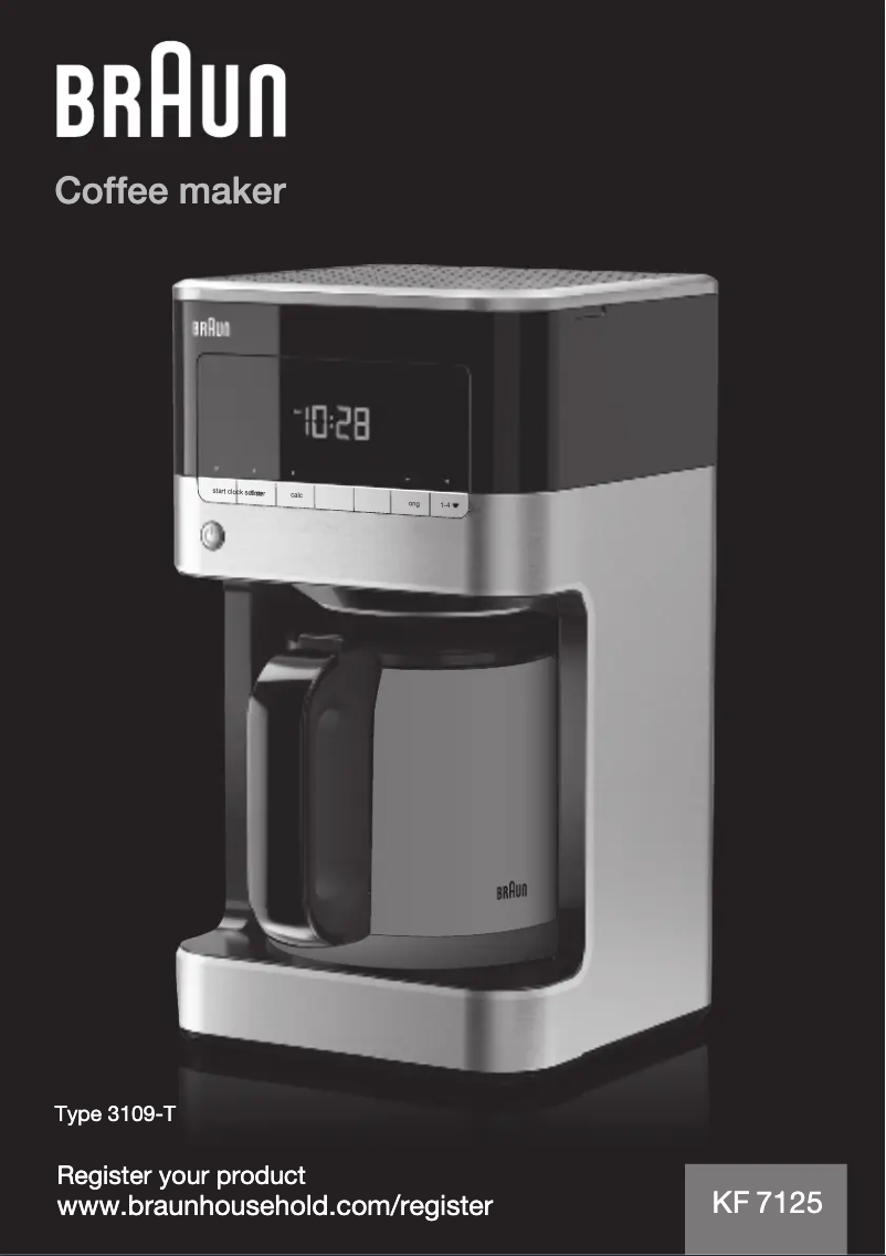 Imagen de la primera página del manual del dispositivo PurAroma 7 KF 7125