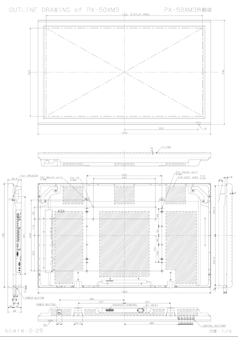 Imagen de la primera página del manual del dispositivo PlasmaSync 50XM3