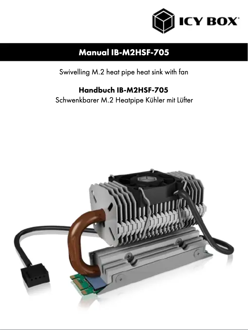 Página nº 1 - Manual de usuario Icy Box IB-M2HSF-705