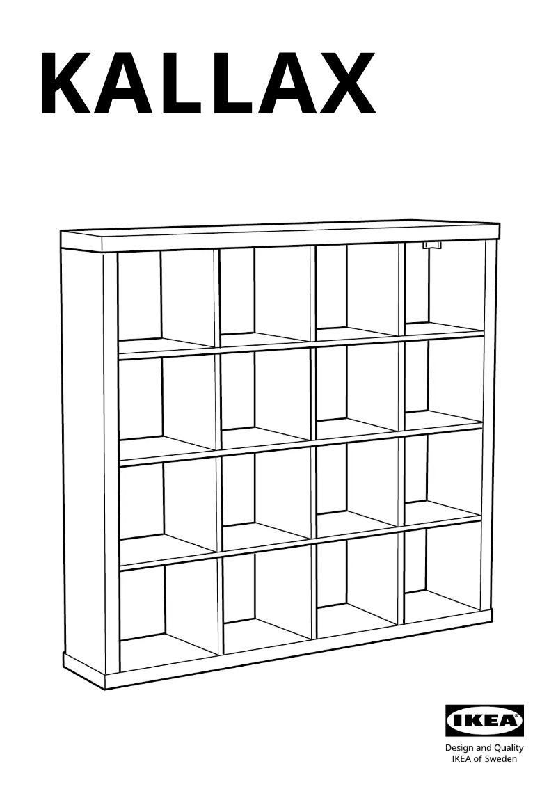 Imagen de la primera página del manual del dispositivo KALLAX 804.779.32