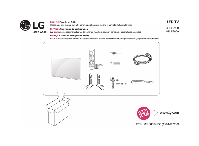 Página nº 1 - Manual de usuario LG 49UF6900