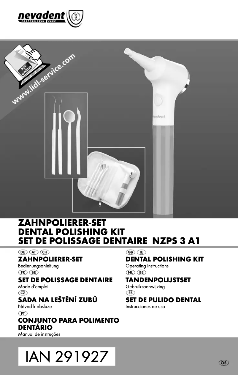 Página 1 del manual Manual de usuario Nevadent NZPS 3 A1