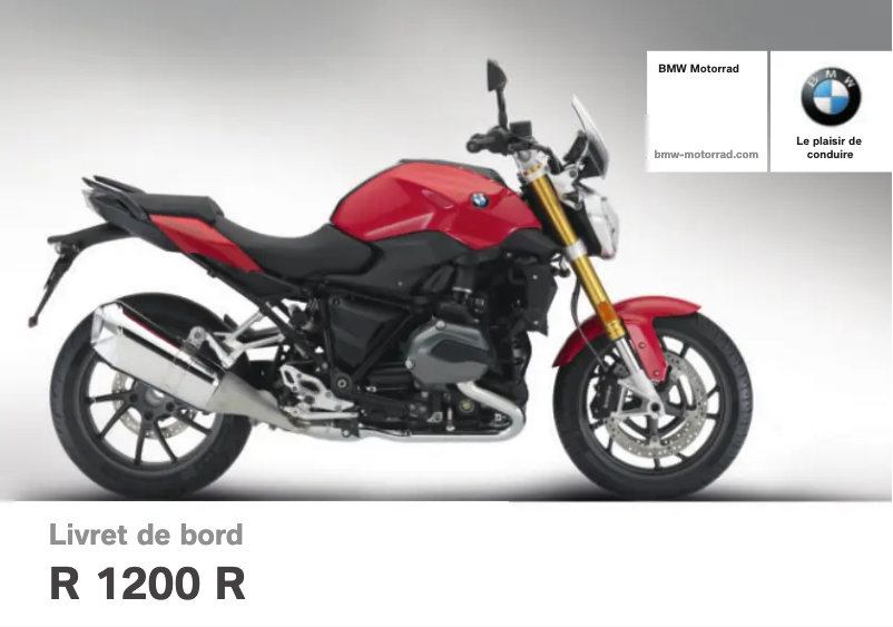 Imagen de la primera página del manual del dispositivo R 1200 R (2016)