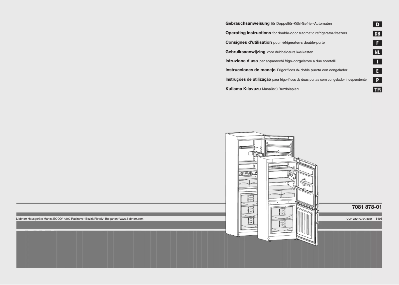 Página 1 del manual Manual de usuario Liebherr CUPesf 3021 Comfort