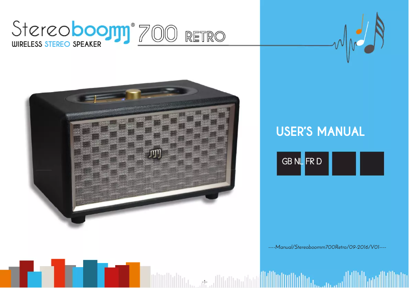 Imagen de la primera página del manual del dispositivo 700-Retro