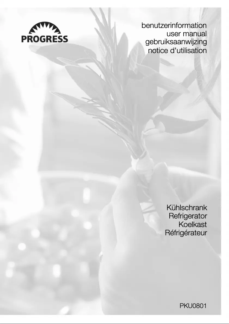 Página nº 1 - Manual de usuario Progress PKU0801