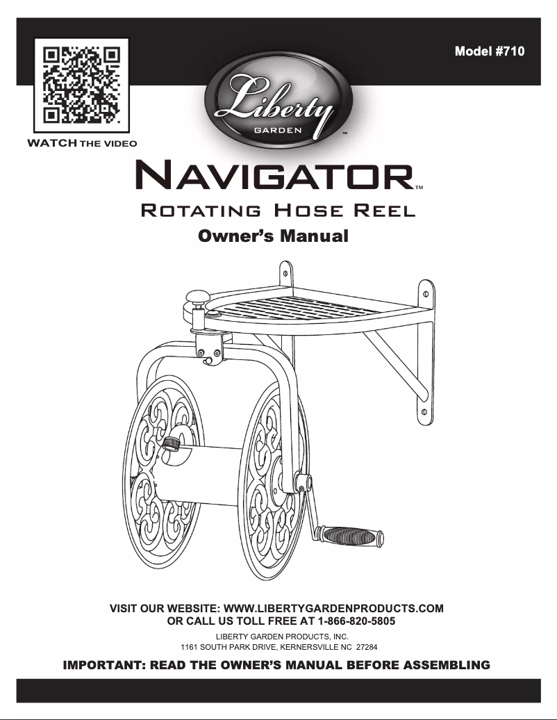 Página nº 1 - Manual de usuario Liberty Garden 710