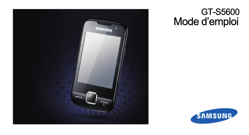 Imagen de la primera página del manual del dispositivo GT-S5600