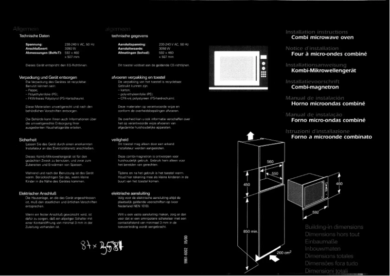 Página 1 del manual Manual de usuario Brandt MMK51X1E