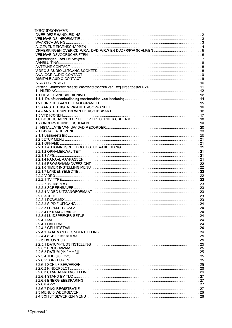 Página 1 del manual Manual de usuario Vestel 3700