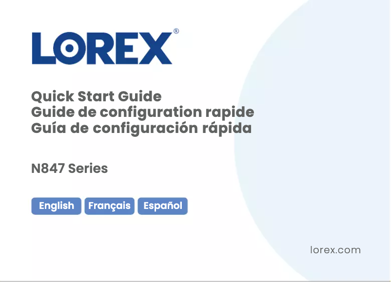 Imagen de la primera página del manual del dispositivo N847A62