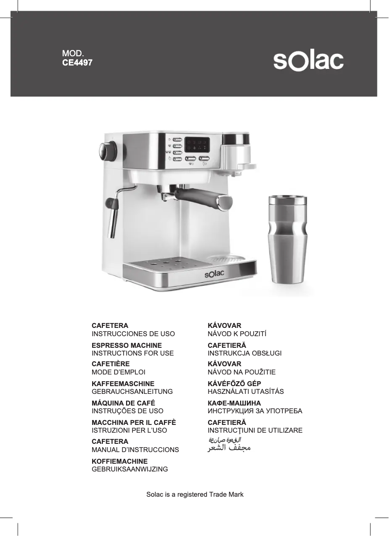 Imagen de la primera página del manual del dispositivo Multi Stillo CE4497
