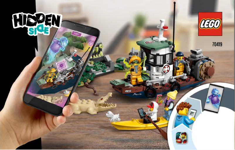 Imagen de la primera página del manual del dispositivo Hidden Side 70419