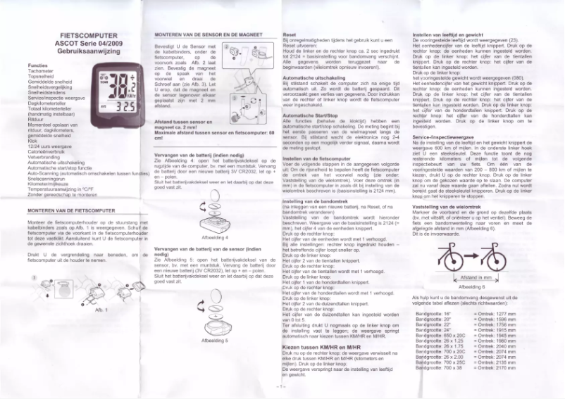 Imagen de la primera página del manual del dispositivo Serie 04/2009