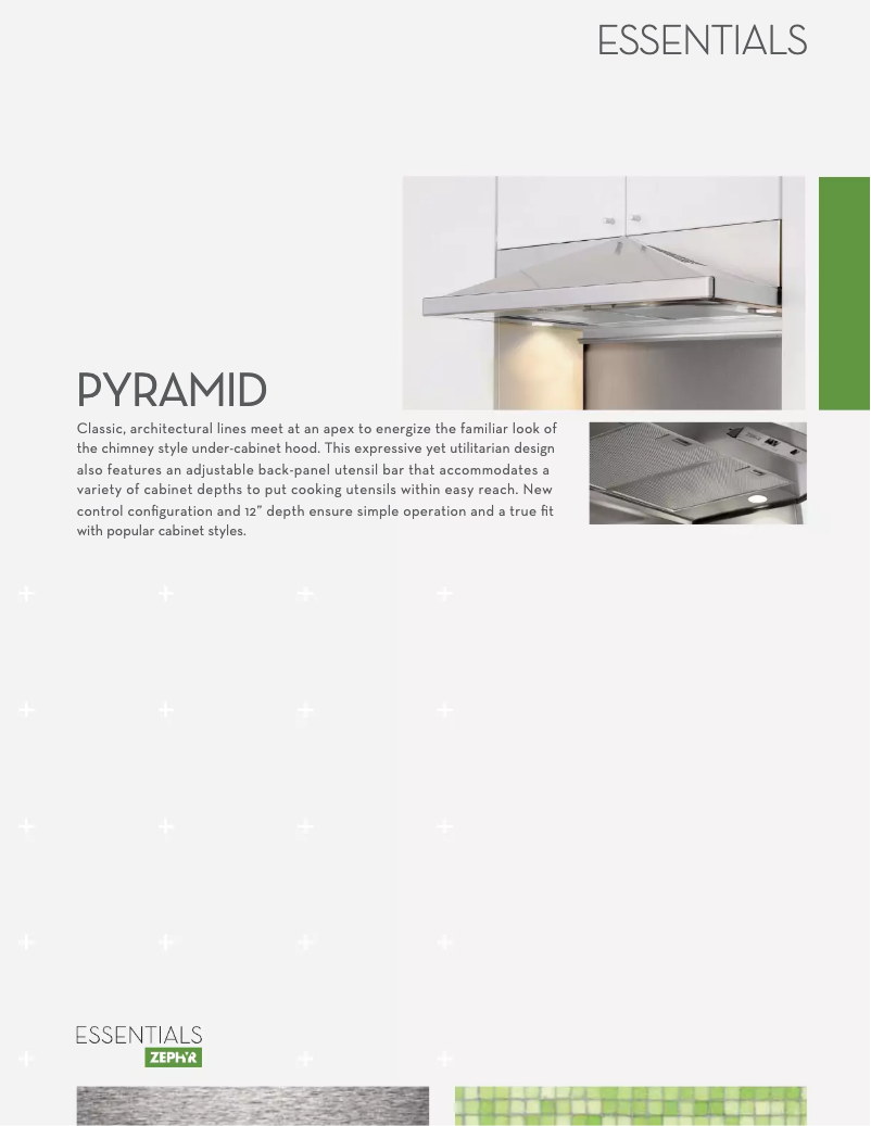 Página 1 del manual Ficha técnica Zephyr ZPYE30AS