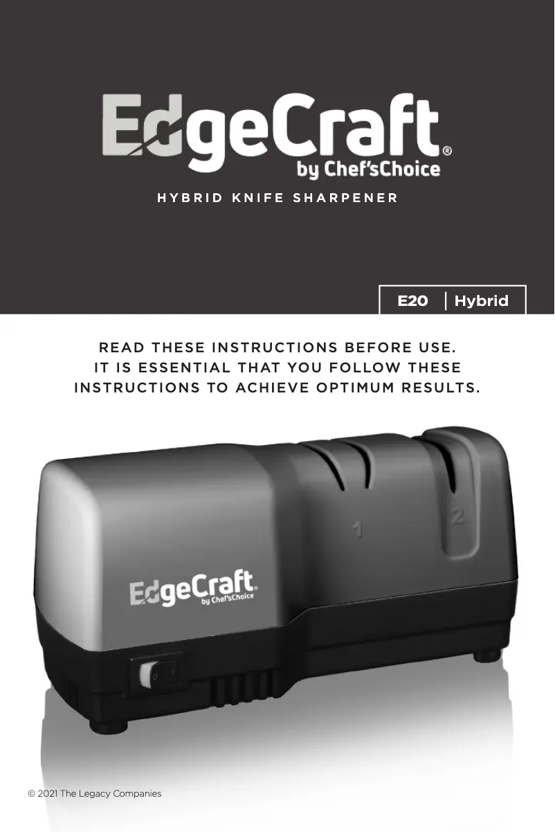 Página nº 1 - Manual de usuario EdgeCraft E20