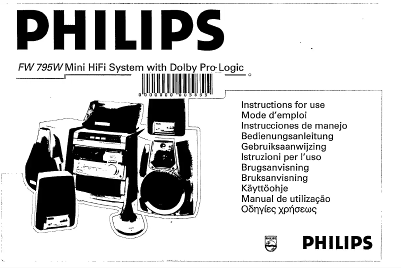 Imagen de la primera página del manual del dispositivo FW795W