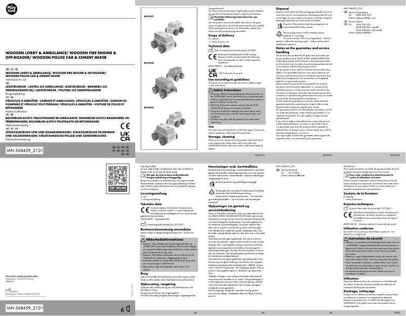 Página 1 del manual Manual de usuario Playtive IAN 368459