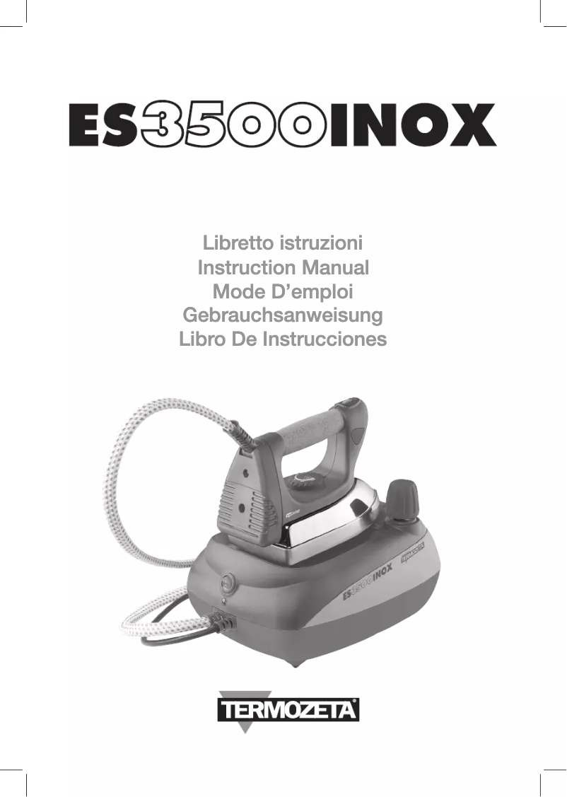 Página 1 del manual Manual de usuario Termozeta ES 3500 Inox