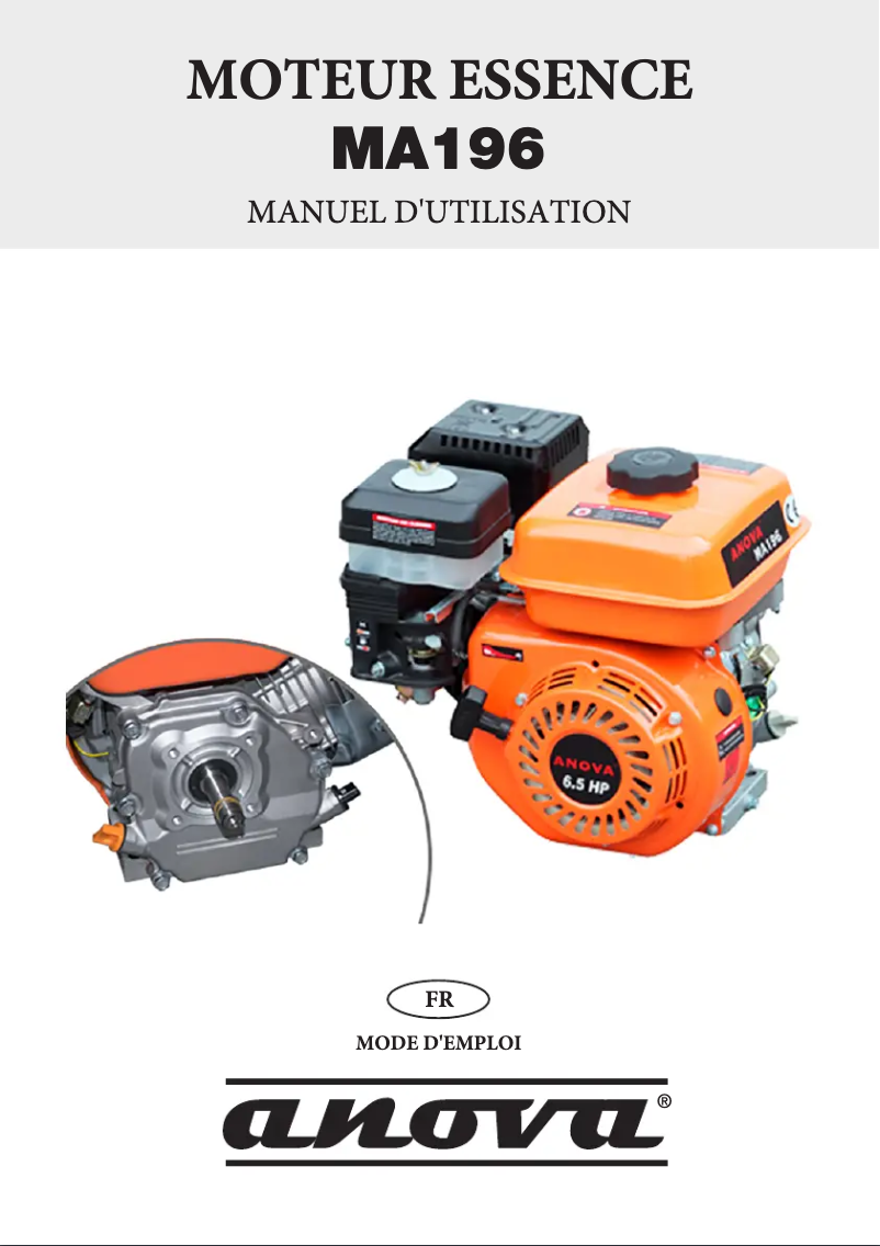 Página 1 del manual Manual de usuario Anova MA196