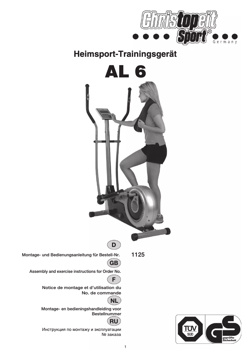 Página 1 del manual Manual de usuario Christopeit AL 6