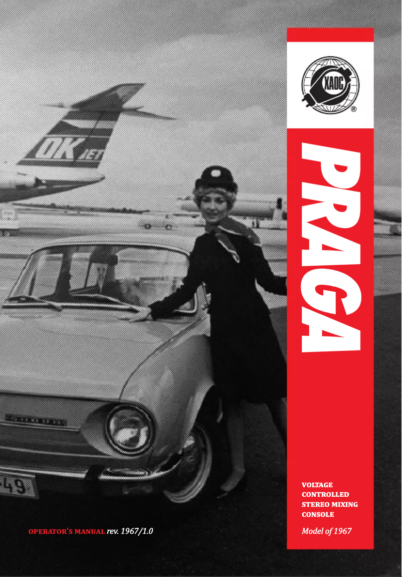 Imagen de la primera página del manual del dispositivo Praga