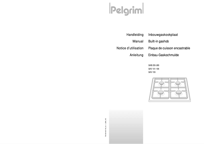 Imagen de la primera página del manual del dispositivo GKB285ALU