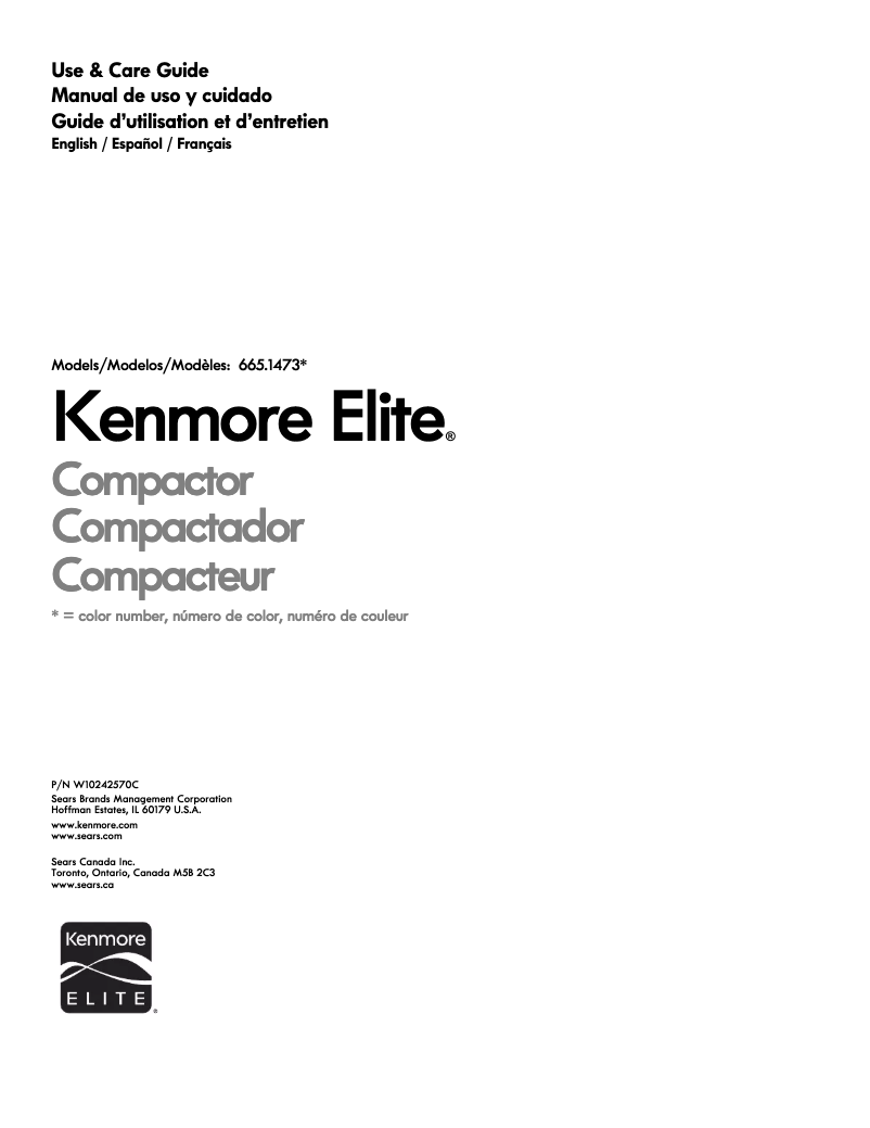 Imagen de la primera página del manual del dispositivo 665.14733