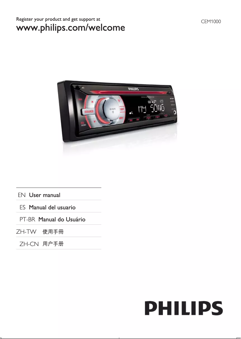 Imagen de la primera página del manual del dispositivo CEM1000