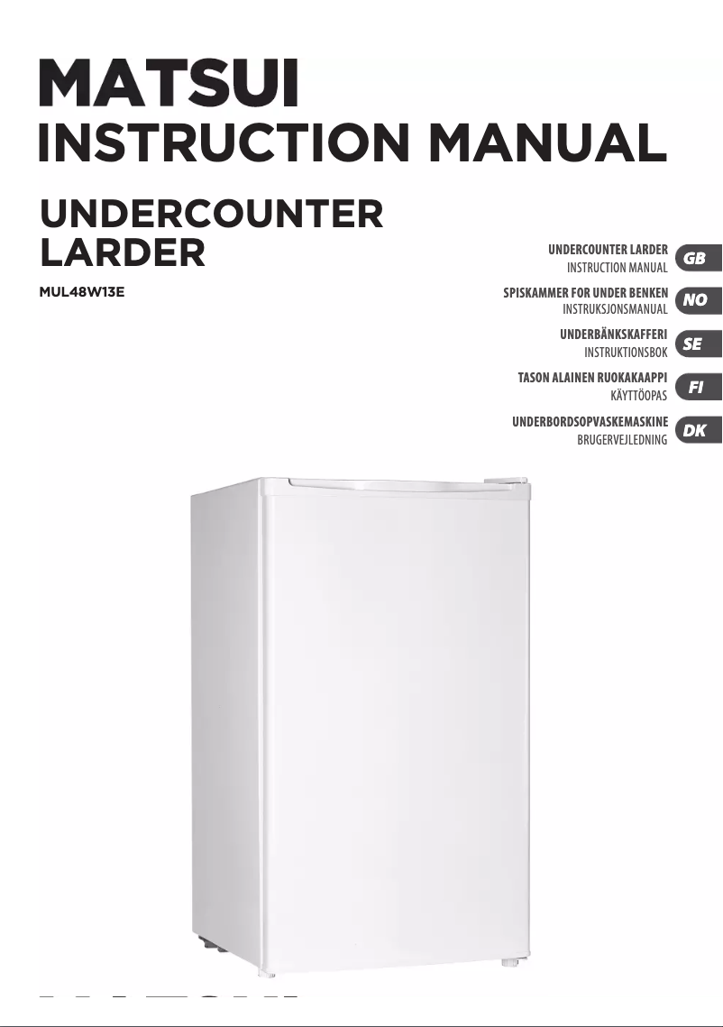 Imagen de la primera página del manual del dispositivo MUL48W13E