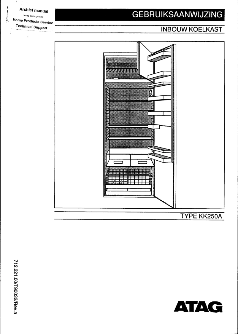 Página 1 del manual Manual de usuario Atag KK250A