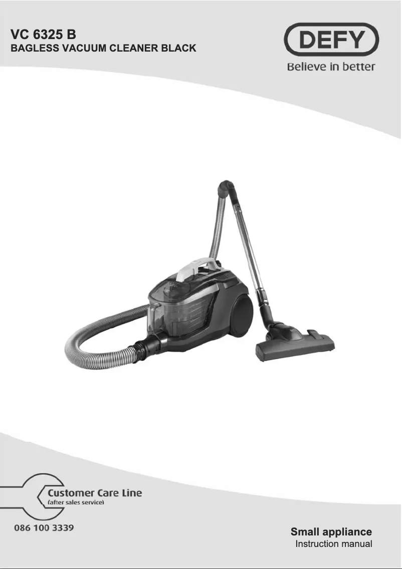 Imagen de la primera página del manual del dispositivo VC6325B