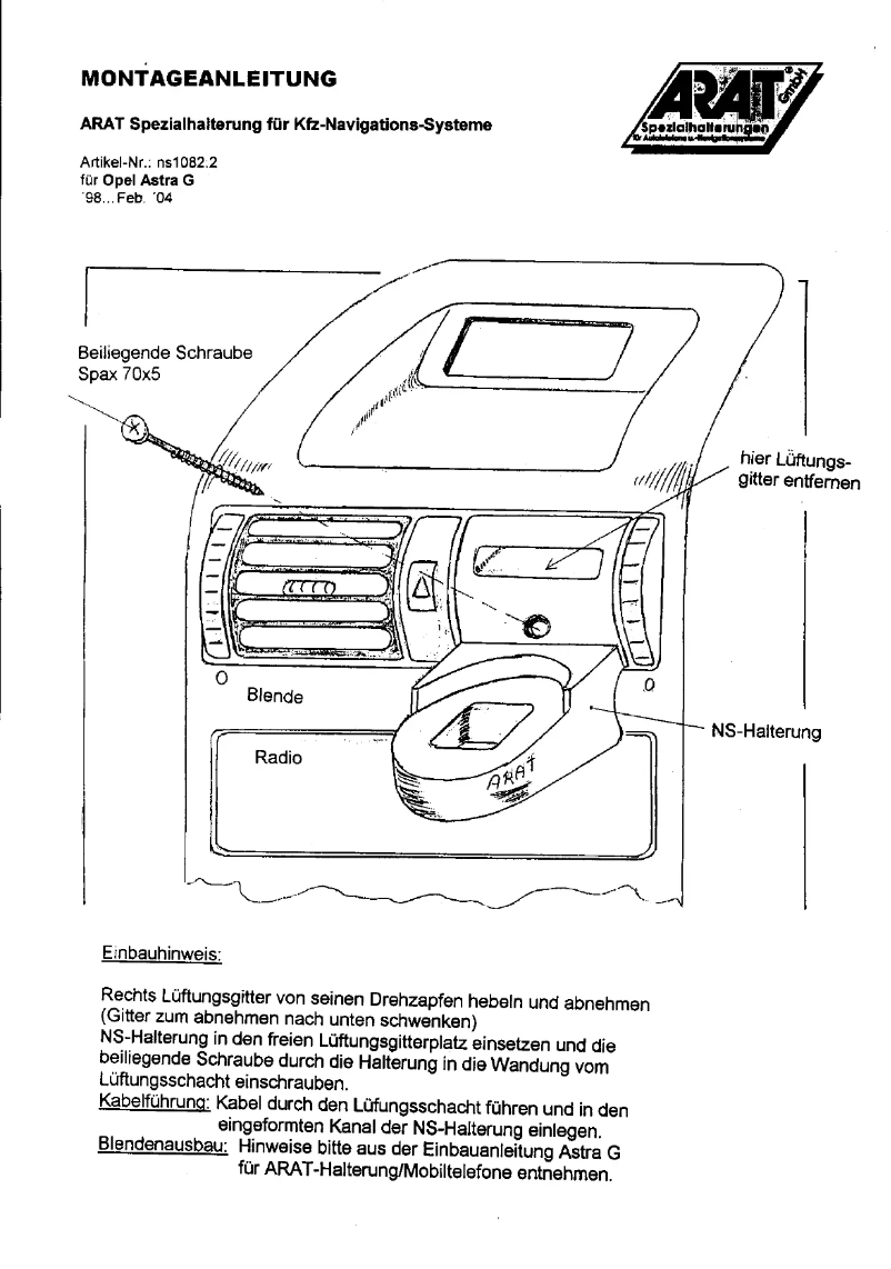Imagen de la primera página del manual del dispositivo NS1082.2
