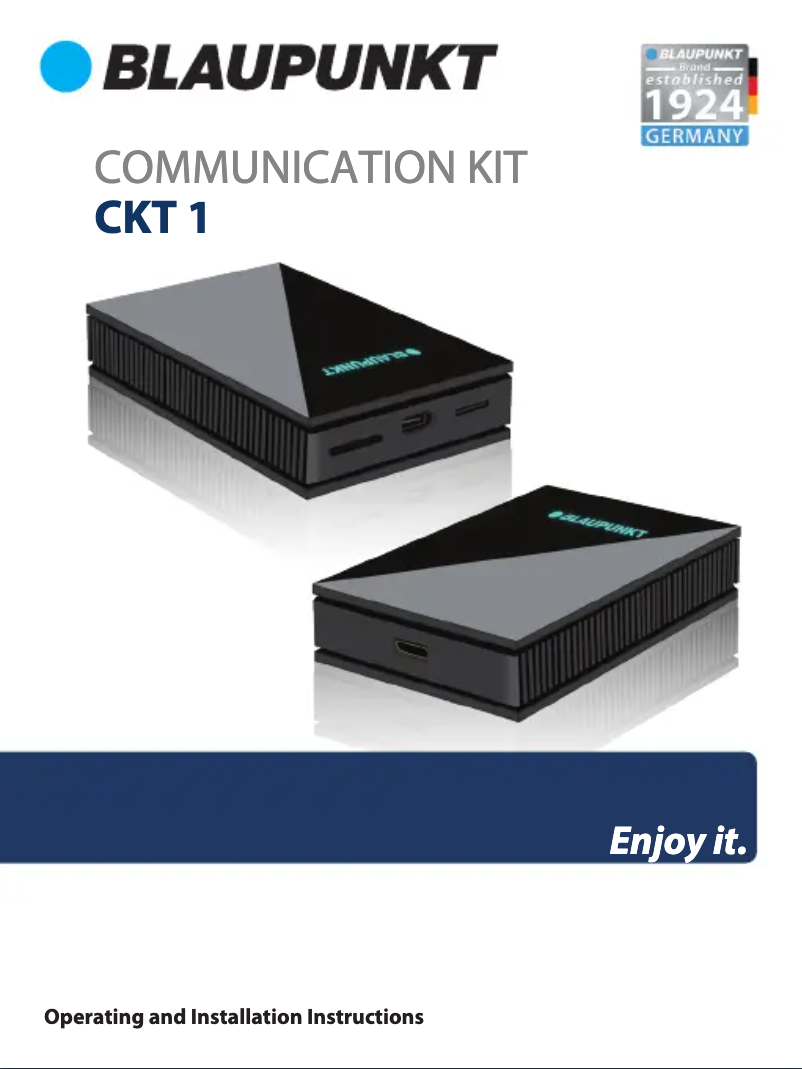 Imagen de la primera página del manual del dispositivo CKT 1