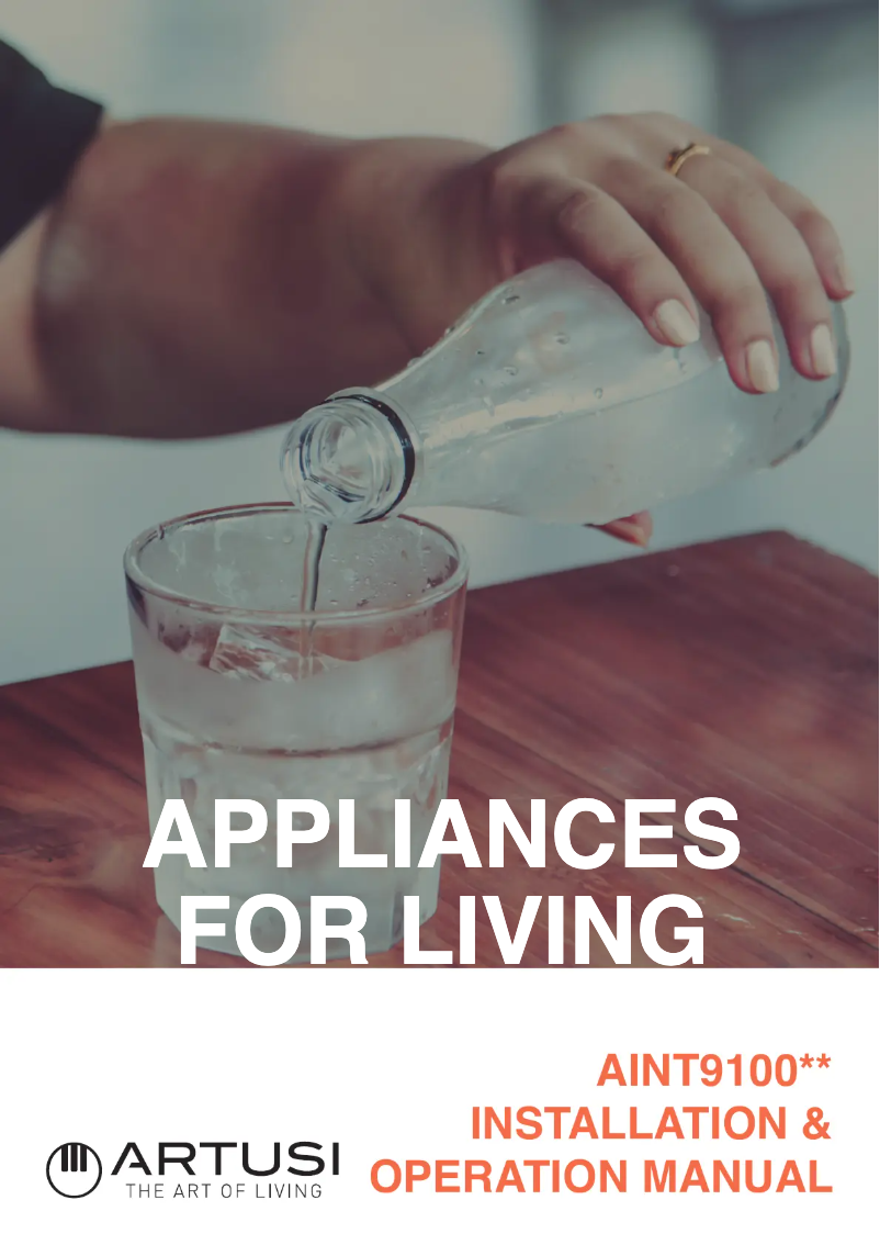 Imagen de la primera página del manual del dispositivo AINT9100FD