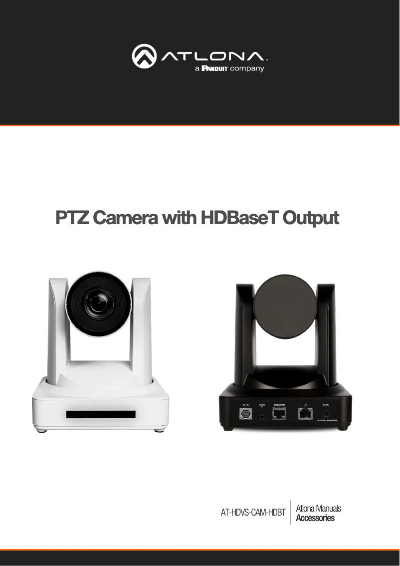 Imagen de la primera página del manual del dispositivo AT-HDVS-CAM-HDBT