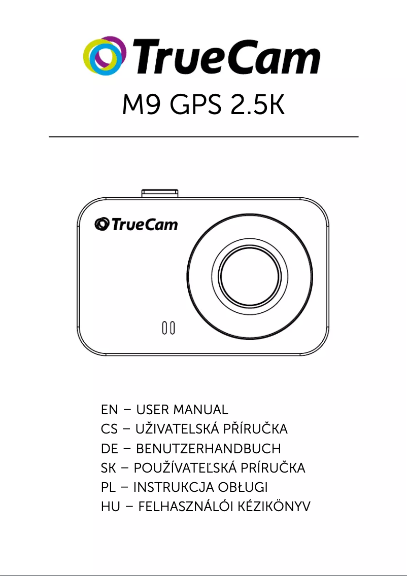 Imagen de la primera página del manual del dispositivo M9 GPS 2.5K