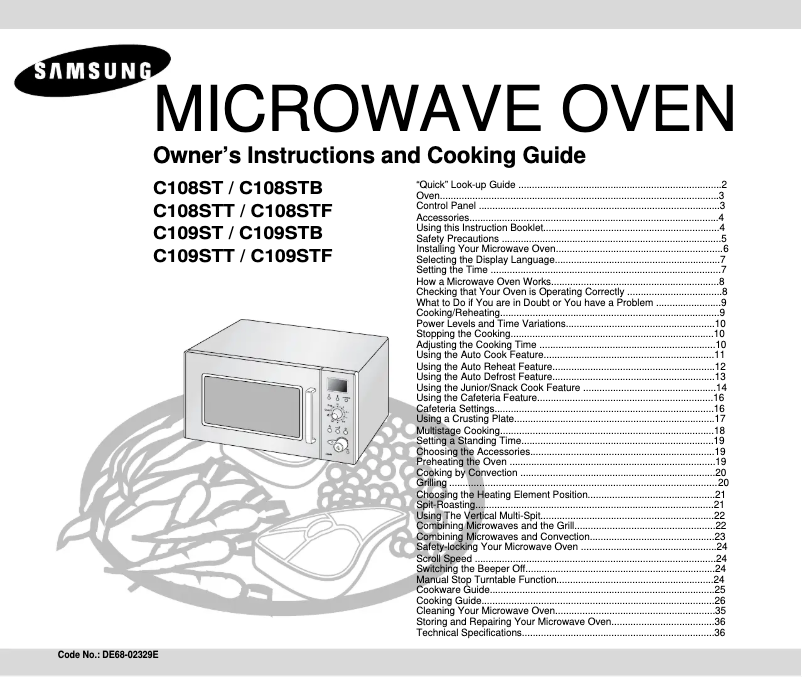 Imagen de la primera página del manual del dispositivo C109STT
