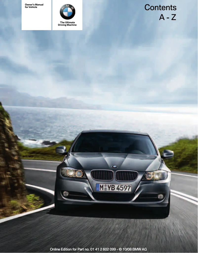 Imagen de la primera página del manual del dispositivo 335i Sedan with xDrive (2009)