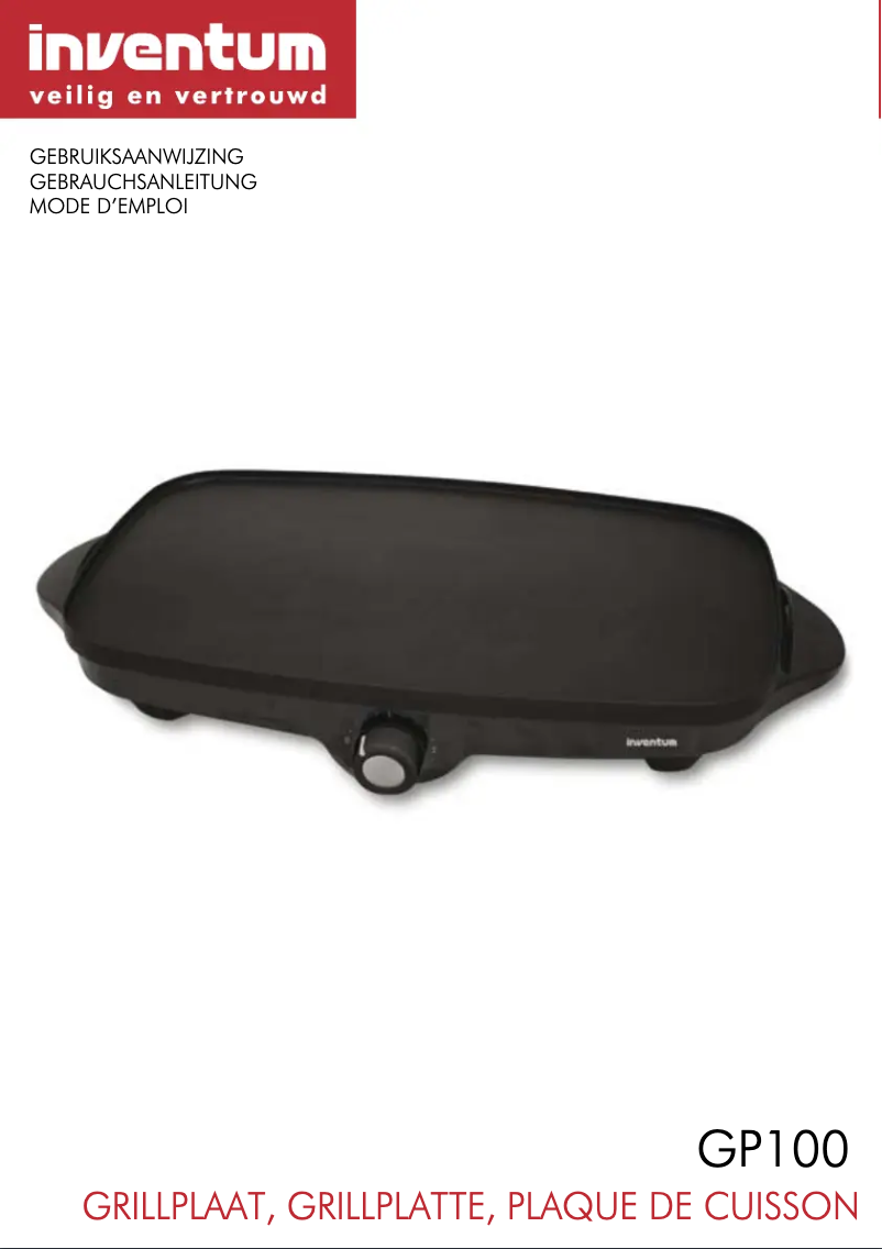 Página 1 del manual Manual de usuario Inventum GP100