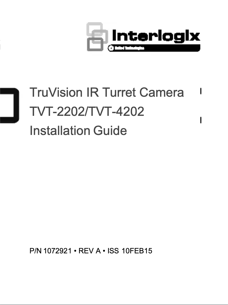 Imagen de la primera página del manual del dispositivo TruVision TVT-4202