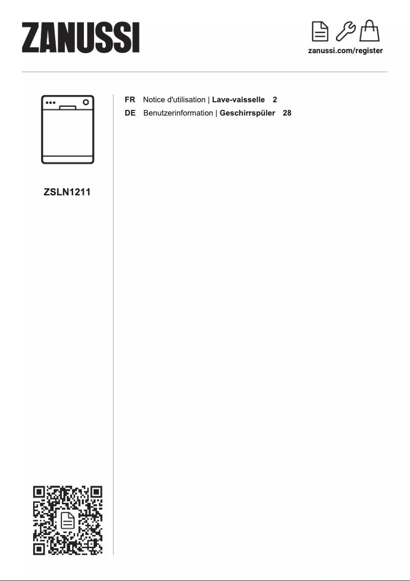 Página nº 1 - Manual de usuario Zanussi ZSLN1211