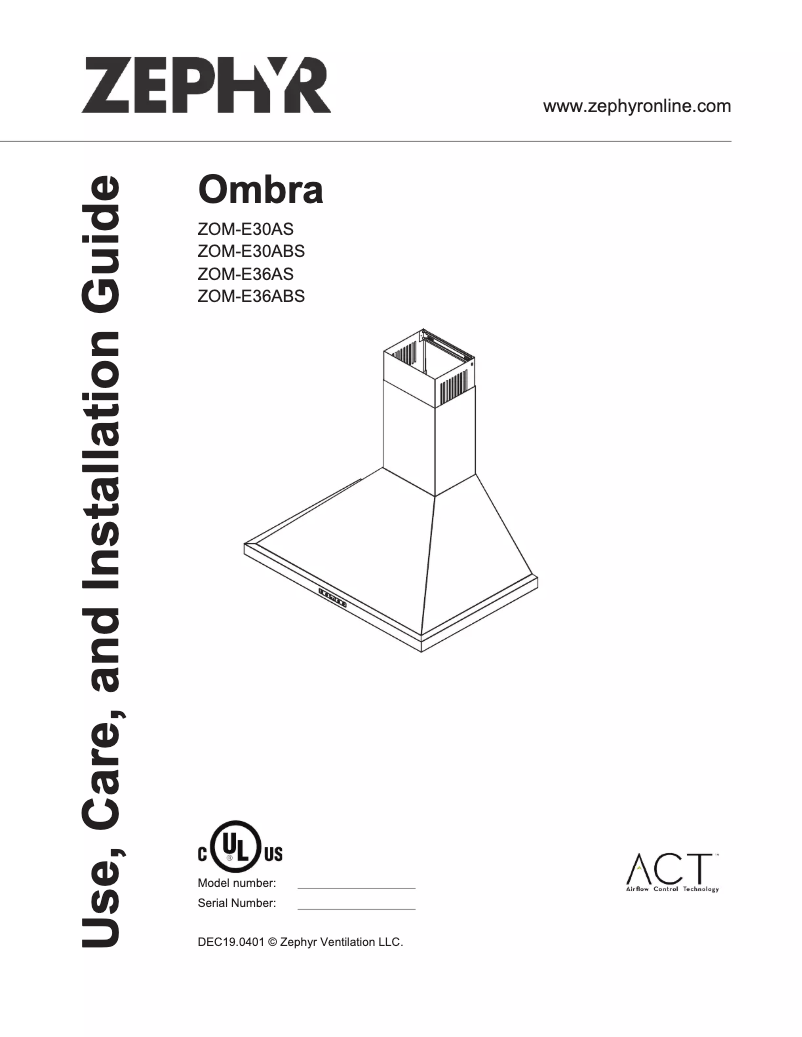 Imagen de la primera página del manual del dispositivo Ombra ZOM-E30ABS