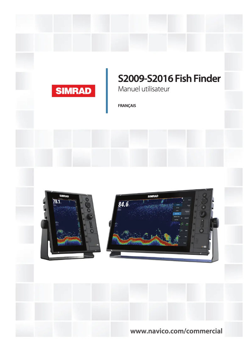 Página 1 del manual Manual de usuario Simrad S2009-S2016
