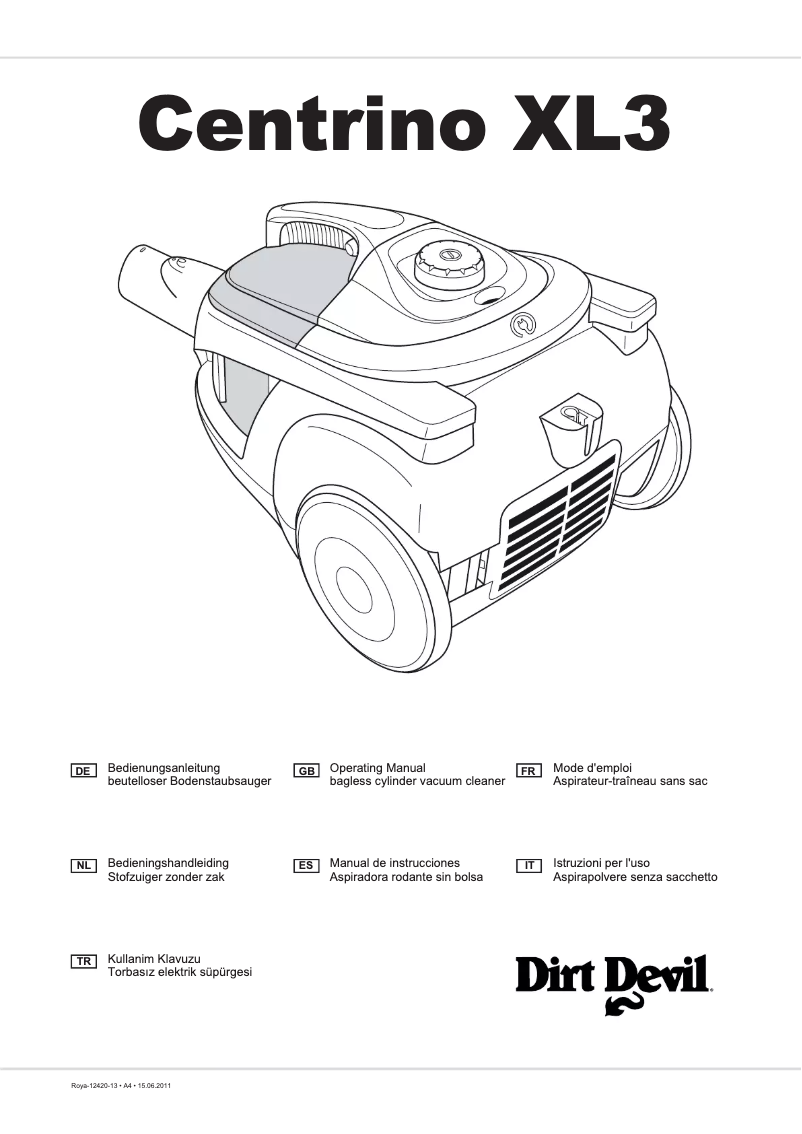 Página 1 del manual Manual de usuario Dirt Devil Lifty Plus
