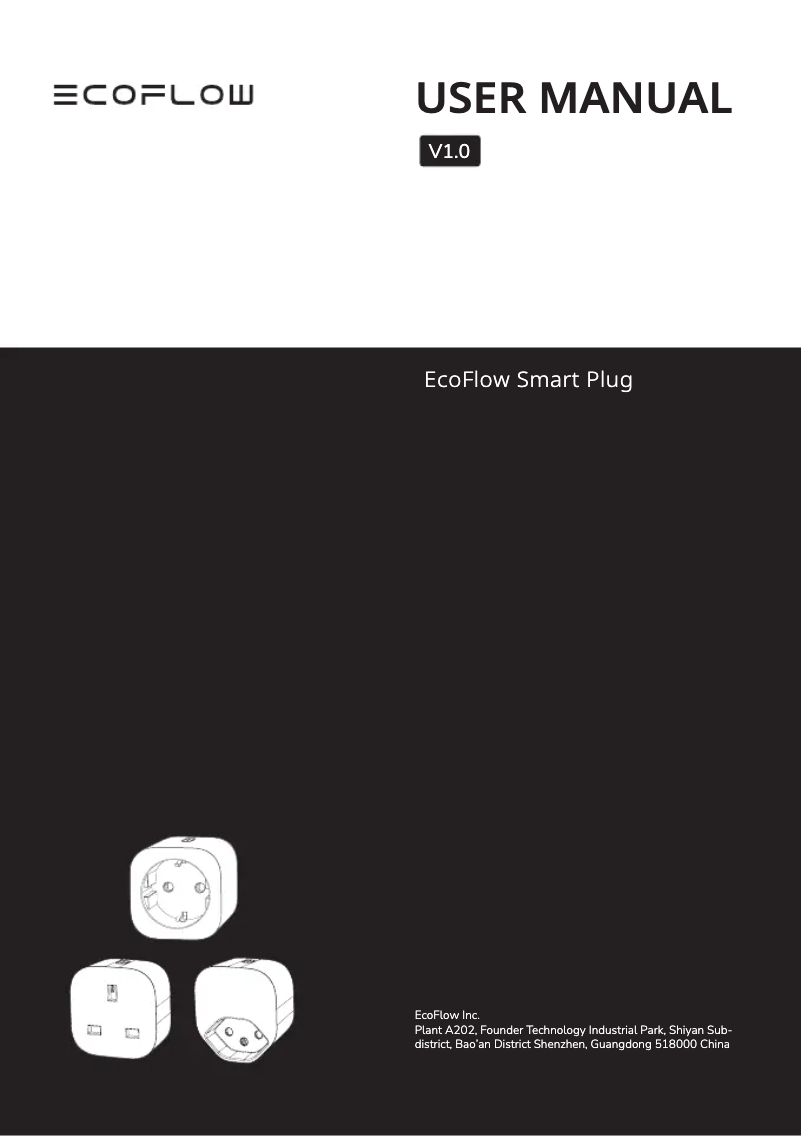 Imagen de la primera página del manual del dispositivo Smart Plug