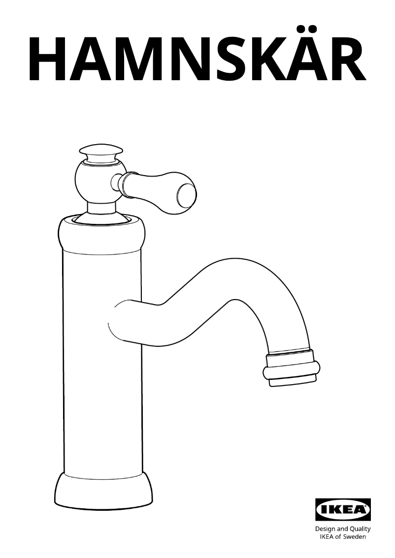 Página 1 del manual Manual de usuario Ikea HAMNSKÄR 305.320.59